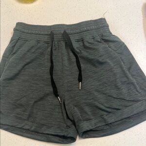 Born Primitive Gray Athletic Shorts Lightweight Elastic Waist